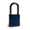 hangslot aluminium met beugel blauw 