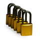 hangslot aluminium met beugel geel 