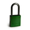 hangslot aluminium met beugel groen 