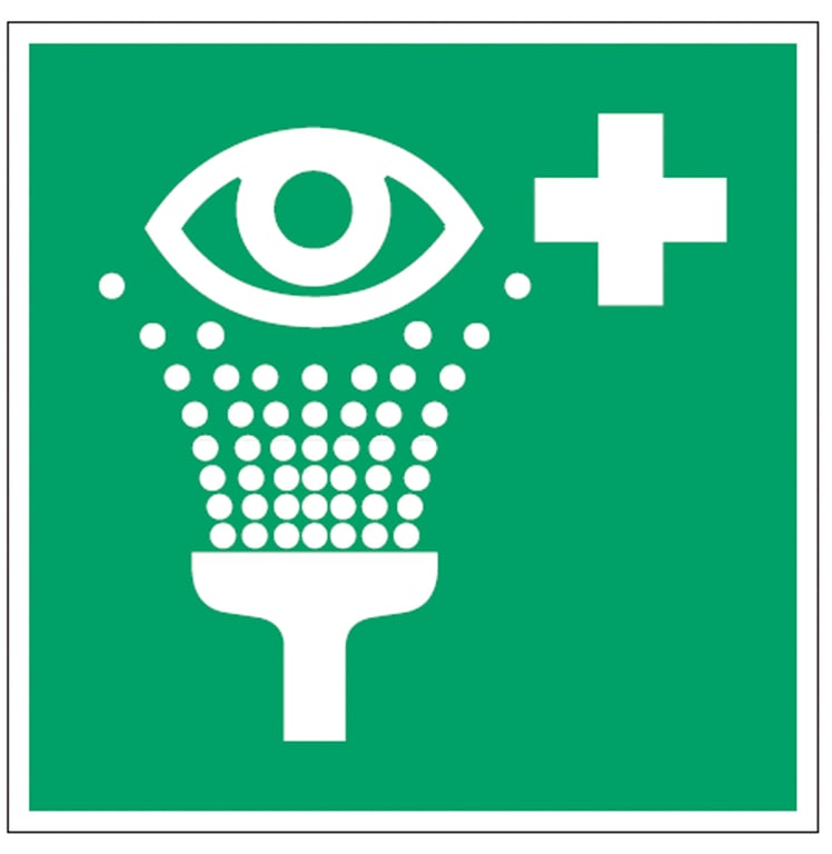 Brady sticker "oogdouche" E011 200x200mm