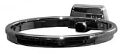 Dutch Bin afvalzakring chroom diameter 140mm voor wandmontage
