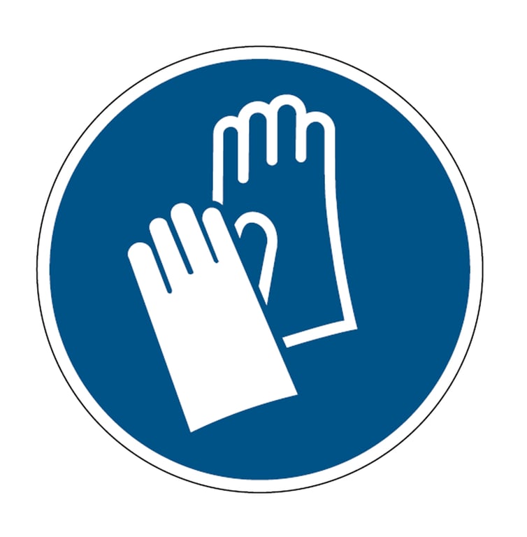 Brady Pictogram - Veiligheidshandschoenen verplicht