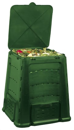 Composter kunststof 840x840x1050mm groen 600ltr