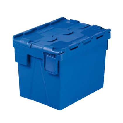 Distributiebak 400x300x306mm blauw 25ltr 