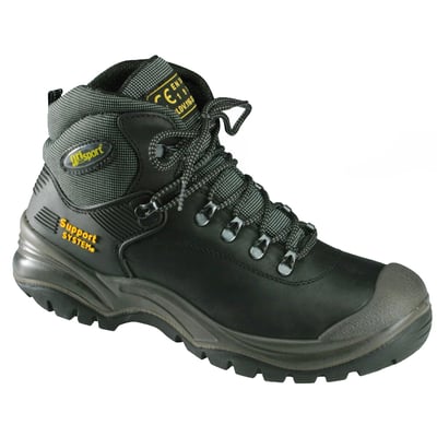 GriSport 803L S3 maat 41 veiligheidsschoenen met kruipneus hoog zwart
