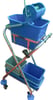 Service trolley met wringer 42x36x105cm