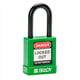 Brady aluminium hangslot met nylon behuizing groen 