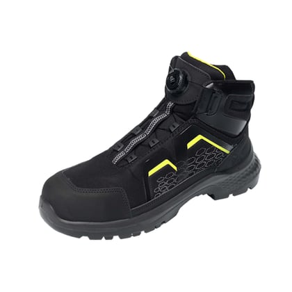 Emma Crossforce Flex S3S veiligheidsschoen hoog zwart maat 36