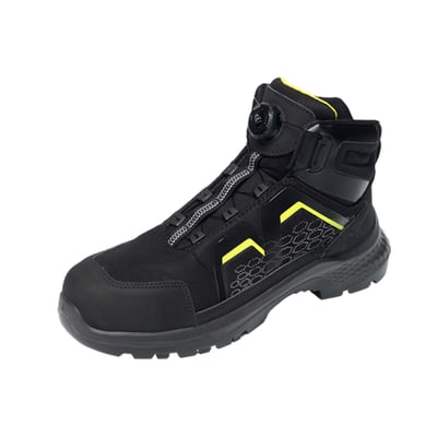 Emma Crossforce Flex S3S veiligheidsschoen hoog zwart maat 36