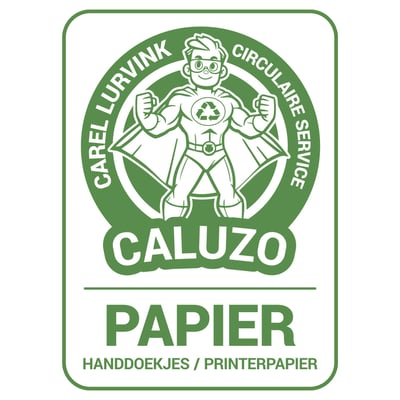 CaluZo inzamelzak papier 70/15x200cm transparant LDPE T60 7st