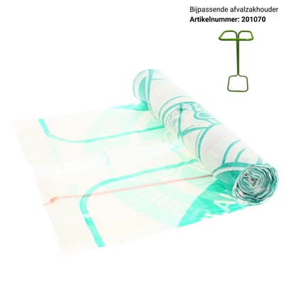 CaluZo inzamelzak papier 70/15x200cm transparant LDPE T60 7st