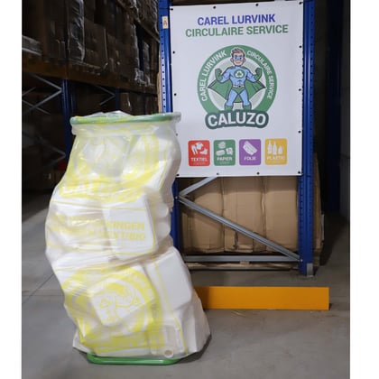 CaluZo inzamelzak lege verpakkingen NEXT/BIO 70/15x200cm transparant LDPE T60 7st