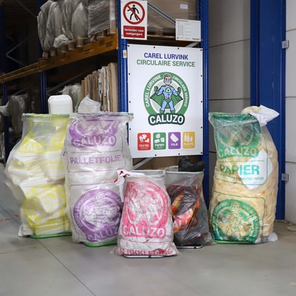 CaluZo inzamelzak lege verpakkingen NEXT/BIO 70/15x200cm transparant LDPE T60 7st