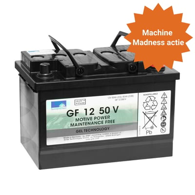 Taski onderhoudsvrije tractiebatterij 12V 50ah/5 