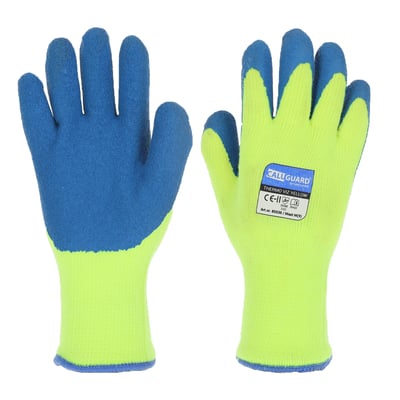 CaluGuard Thermo Viz Yellow maat 9 (M) winter handschoen