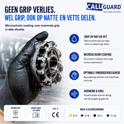 CaluGuard CoolDry maat 8 (S) werkhandschoenen