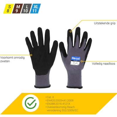 CaluGuard CoolDry maat 8 (S) werkhandschoenen