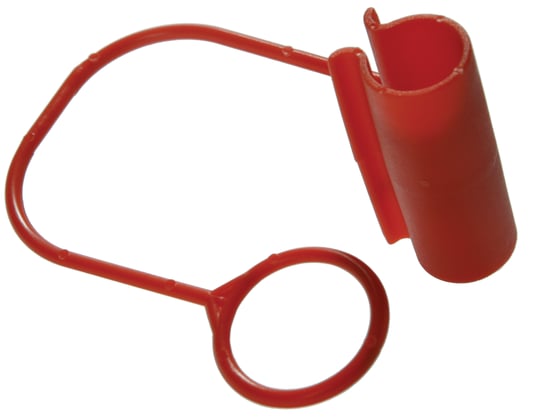 Plastic clip afvalzakhouder 