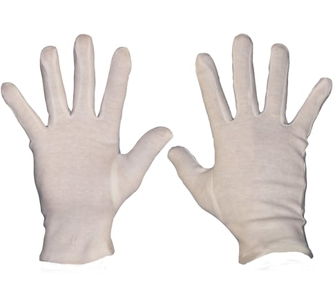 CaluGuard Sensiclean handschoen maat 7 polyester/katoen