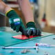 CaluGuard Flexi Protect smooth nitrile B103  snijbestendige handschoenen maat S (8)