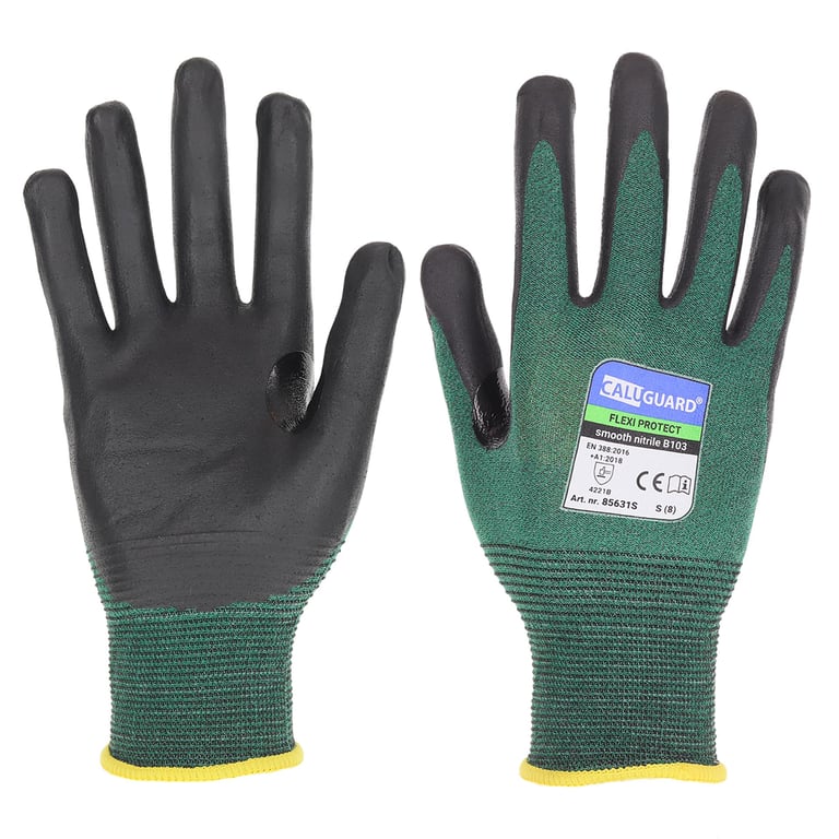 CaluGuard Flexi Protect smooth nitrile B103 snijbestendige werkhandschoenen