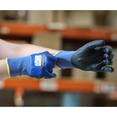 CaluGuard Multi Protect smooth nitrile D103 snijbestendige handschoenen maat S (8)