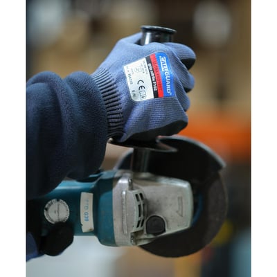 CaluGuard Ultra Protect grip nitrile F102 snijbestendige handschoenen maat S (8)