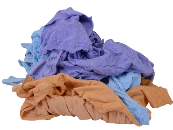 CaluClean gekleurde poetslappen 8kg