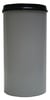 Vlamdovende afvalbak 50ltr aluminiumgrijs/zwart