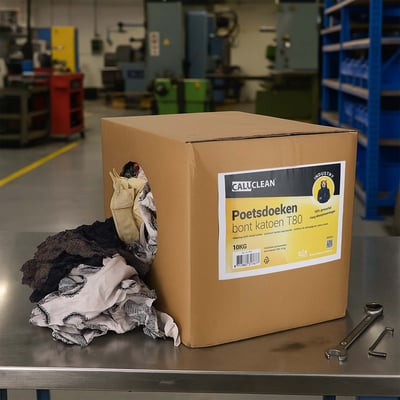 CaluClean poetsdoeken bont katoen T80 10kg