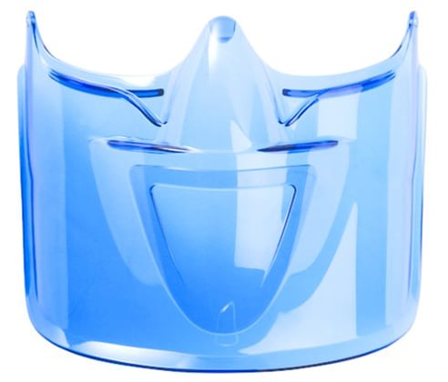 Bolle vizier voor bril blauw