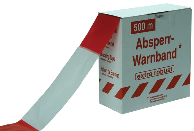 Markeerlint 500mtr rood/wit 