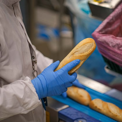 CaluGloves Food Skyblue nitril wegwerphandschoenen 200st