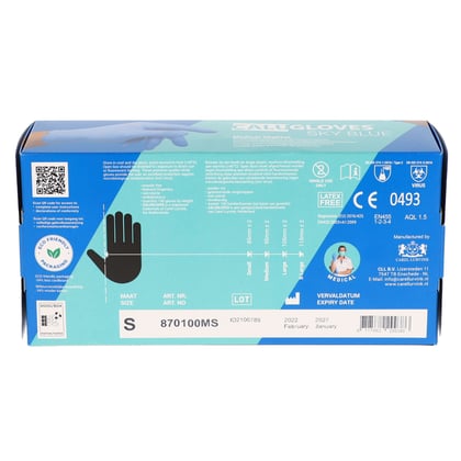 CaluGloves Medical Skyblue nitrile disposable handschoenen maat M 100st