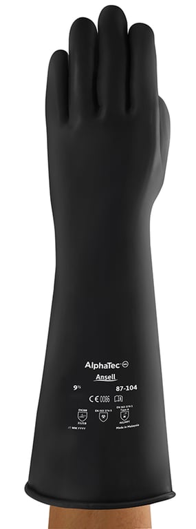 Ansell AlphaTec 87-104 werkhandschoen zwart 432mm