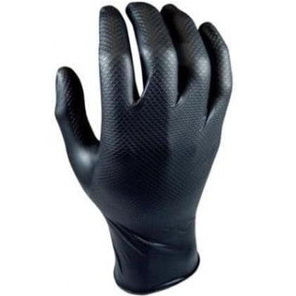 Grippaz nitril handschoen zwart 50st per dispenser