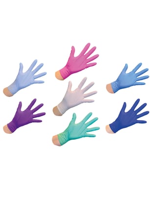 CaluGloves Medical Basic nitrile disposable   multi color handschoenen 