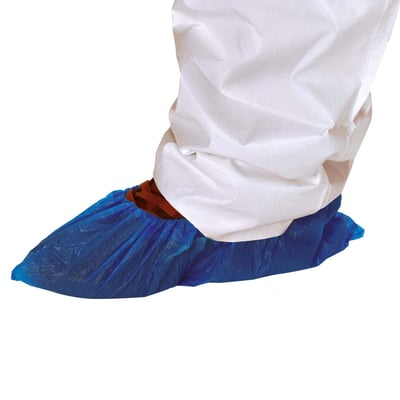 CaluGuard Basic schoenovertrek blauw 100st 
