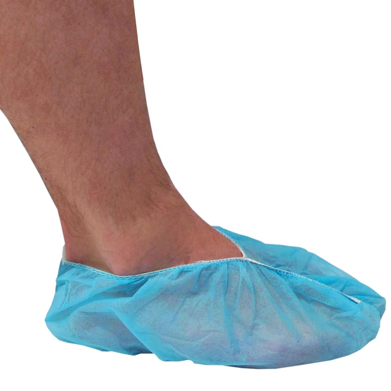 CaluGuard Comfort disposable sok blauw 100st