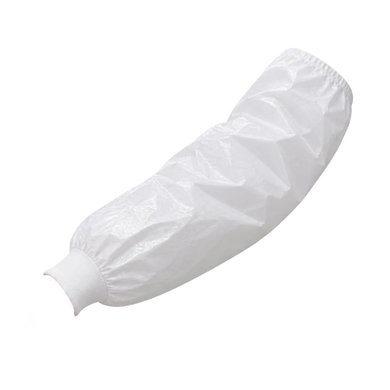 CaluGuard Pro mouwovertrek met manchet Microtex wit