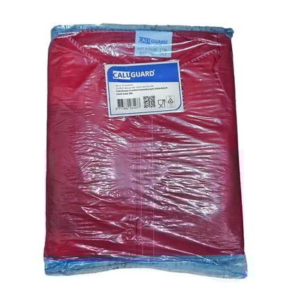 CaluGuard Comfort bezoekersjas klittenband rood maat 2XL