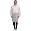 CaluGuard Comfort bezoekersjas drukknopen wit maat 2XL