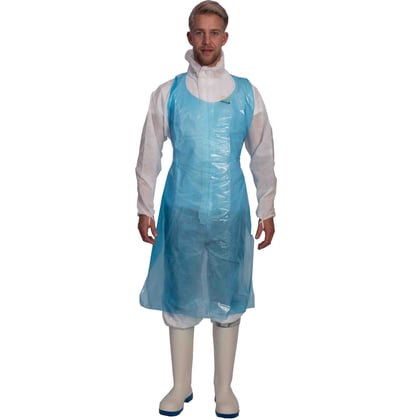 CaluGuard Basic schort 125x80cm blauw 100st 