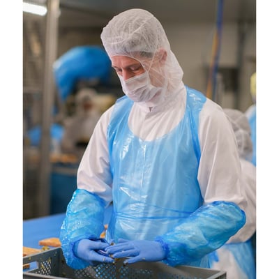 CaluGuard Comfort 300 schort op blok 125x80cm blauw 50st