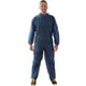 Disposable non woven overall basis blauw zonder capuchon
