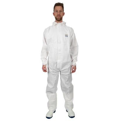 CaluGuard Pro overall met capuchon wit maat 2XL 