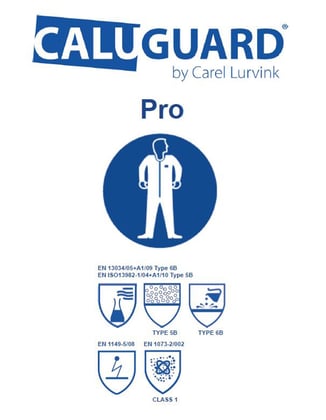 CaluGuard Pro overall met capuchon wit maat 2XL 