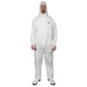 CaluGuard Pro overall met capuchon wit maat L 