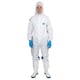 CaluGuard Pro Cool overall met capuchon maat 2XL wit/blauw