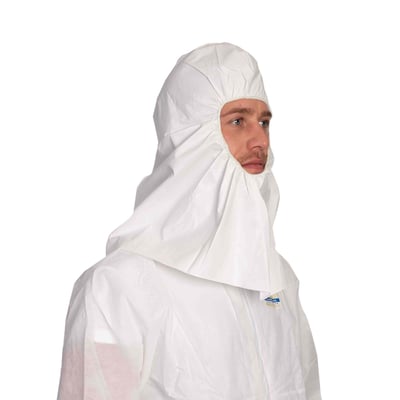 CaluGuard Pro muts riddermodel wit 